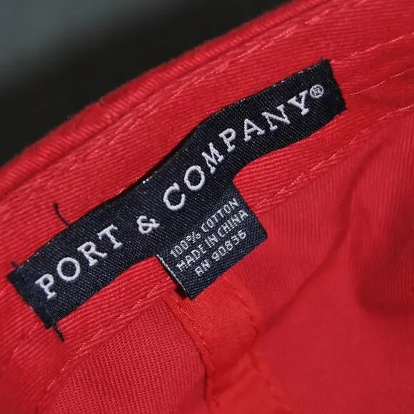 Dodge Red w/ White Logo Adjustable Dad Hat - Picture 5 of 11